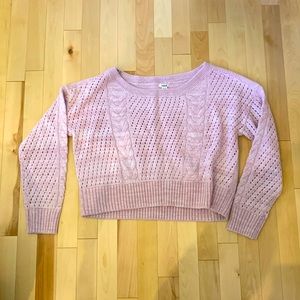 Off-the-shoulder Oversized Sweater